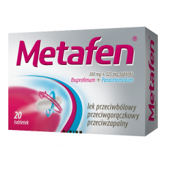 Metafen (200 mg + 325 mg) x 20 tabletek
