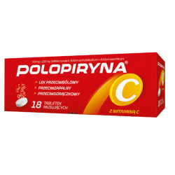 Polopiryna C 500mg + 200mg 18 tabletek