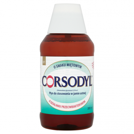 Corsodyl 0,2% Płyn do płukania jamy ustnej 300ml