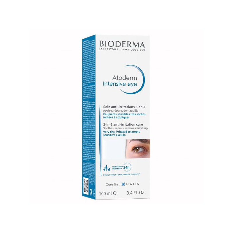 Bioderma Atoderm Intensive eye Kojący krem 3w1: dla suchej lub podrażnionej skóry powiek 100ml