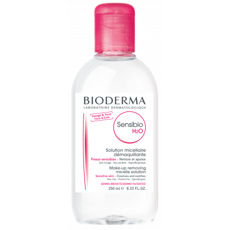Bioderma Sensibio H2O Płyn micelarny do oczyszczania skóry i demakijaż dla skóry wrażliwej 250ml