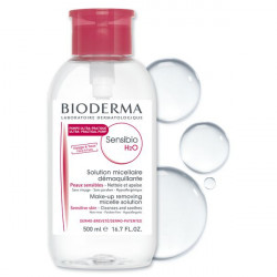 Bioderma Sensibio H2O Płyn micelarny do oczyszczania skóry i demakijaż dla skóry wrażliwej 500ml