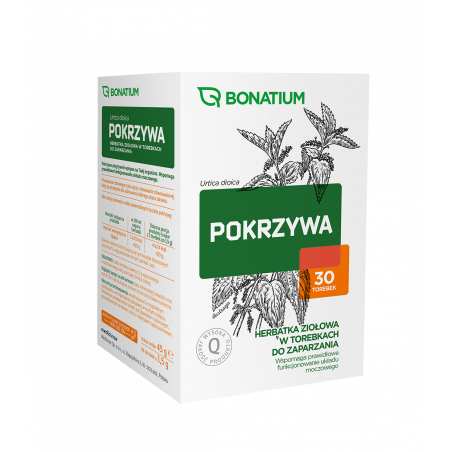 Bonatium Pokrzywa Herbatka ziołowa 30 sasetek