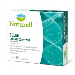 Naturell Selen Organiczny 200mg 60 tabletek