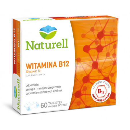 Naturell Witamina B12 60 tabletek