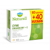 Naturell Cynk Organiczny + C 100 tabletek
