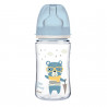 Canpol Babies Butelka szeroka antykolkowa 240ml PP EasyStart BONJOUR PARIS 35/232_blue