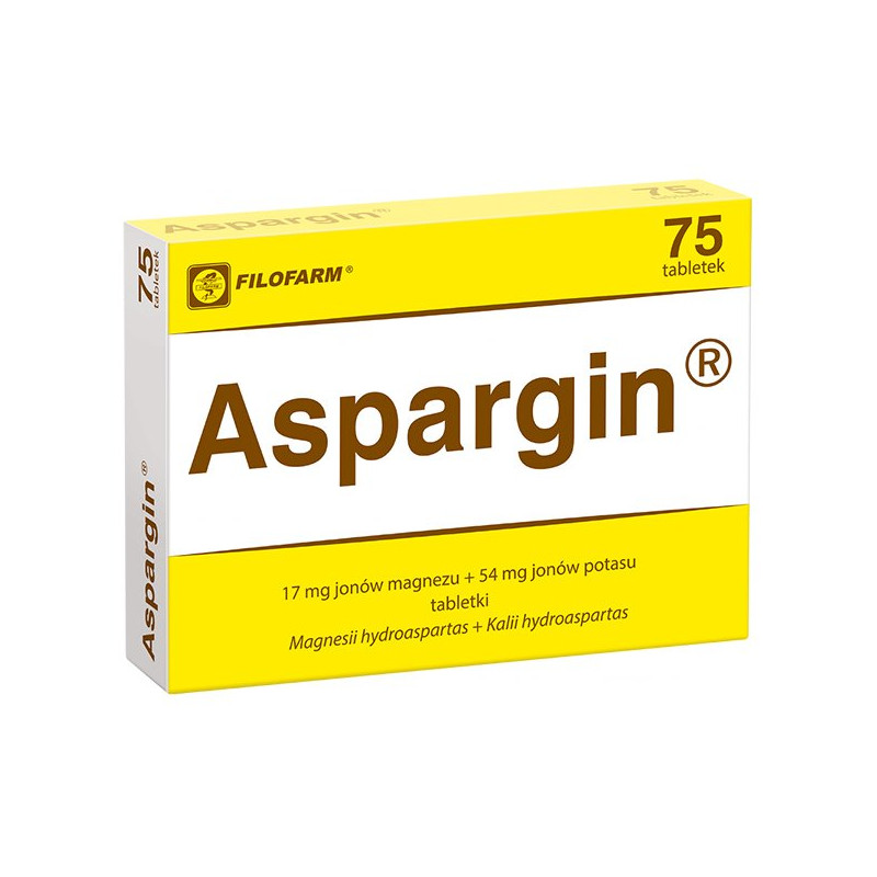 Aspargin 17mg + 54mg 75 tabletek