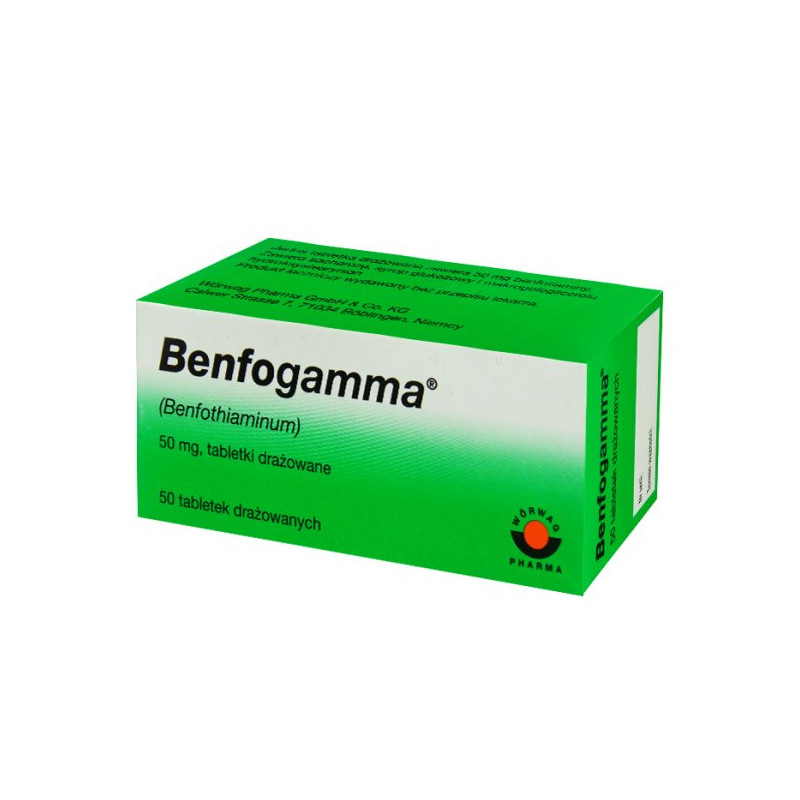 Benfogamma 50mg x  50 draż.