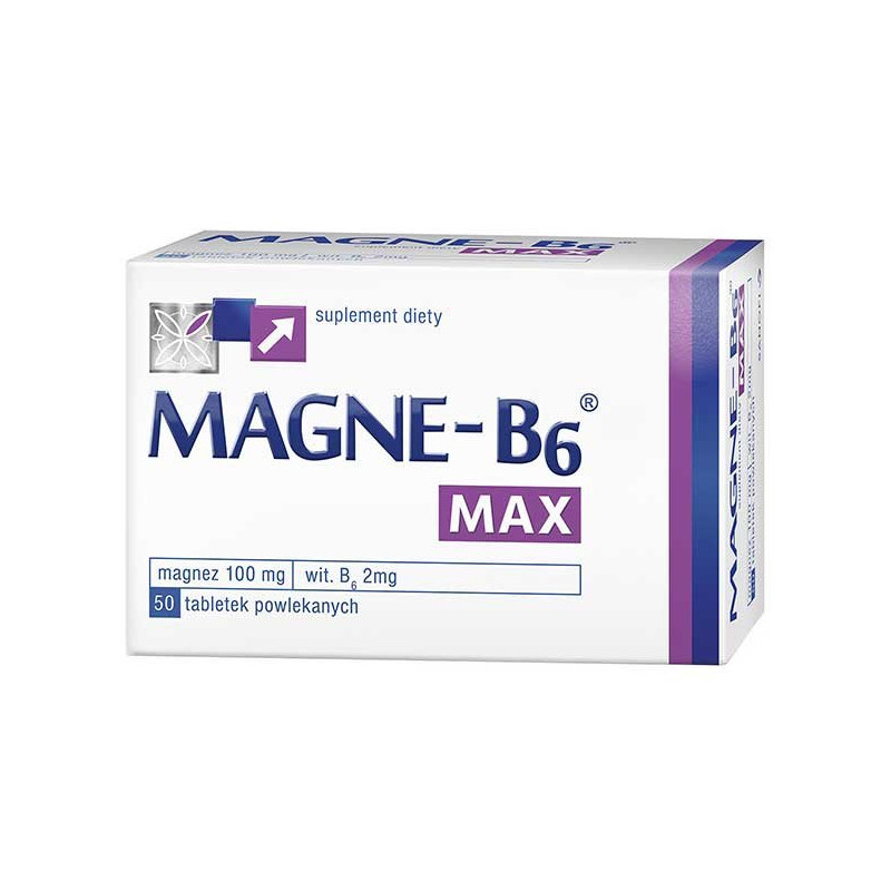 Magne B6 Max,  50 tabletek
