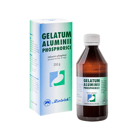 Gelatum Aluminii Phosphorici Zawiesina doustna 45mg/g 250g