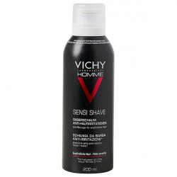 Vichy Homme Sensi Shave Łagodna pianka do golenia przeciw podrażnieniom 200ml