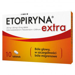 Etopiryna Extra (250 mg+200 mg+50 mg) x 10 tabletek