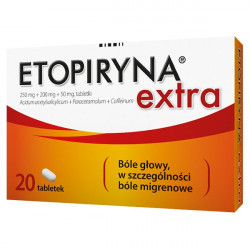 Etopiryna Extra (250 mg+200 mg+50 mg) 20 tabletek