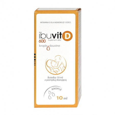 Ibuvit D 600 krop.doustne 600j.m. 10ml (butelka z pompką)