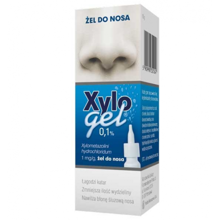 Xylogel 0,1% Żel do nosa 1mg/g w butelce z dozownikiem 10g