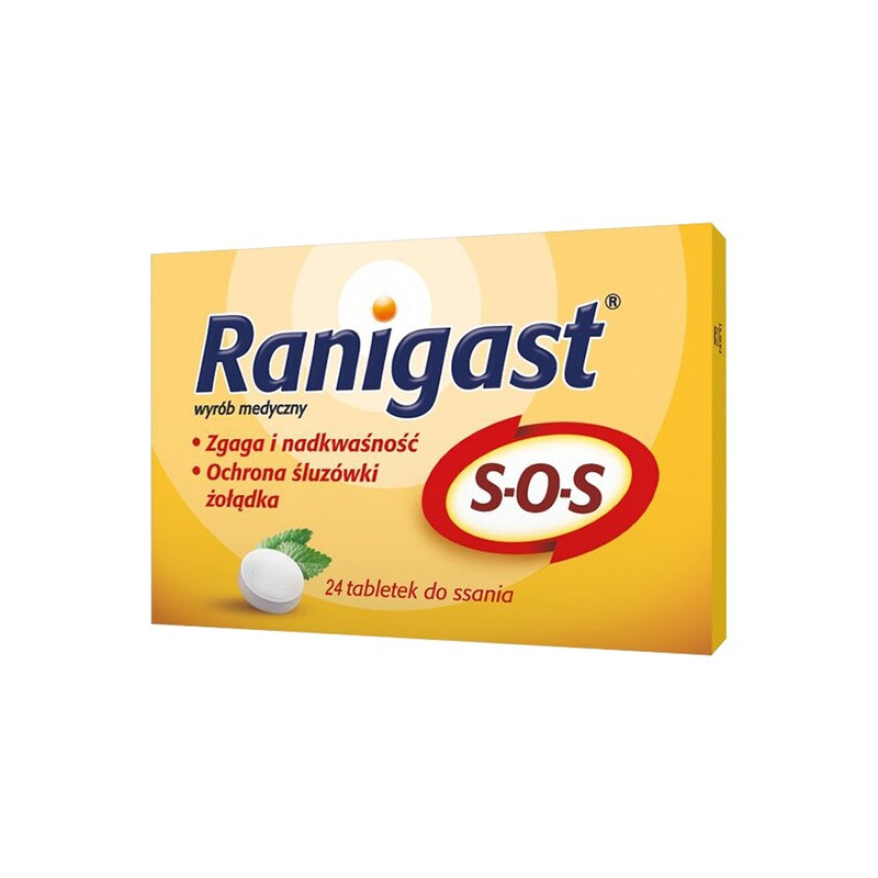 Ranigast SOS 24 tabletek
