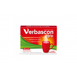 Verbascon Grip 10 saszetek o smaku malinowym