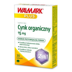 Cynk organiczny 15mg 30 tabletek