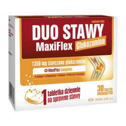 Duo Stawy MaxiFlex 30 tabletek o smaku pomarańczowym