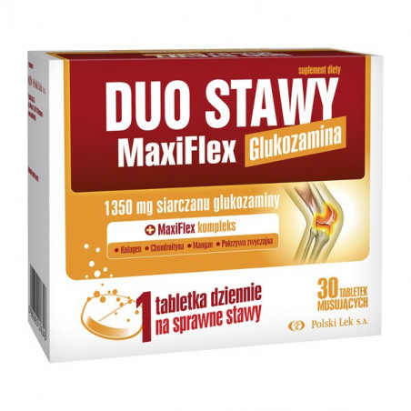 Duo Stawy MaxiFlex Glukozamina 1350mg x 30 tabl.mus.