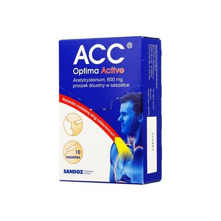 ACC OPTIMA ACTIVE 600 mg proszek 10saszetek