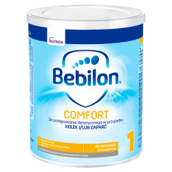 Bebilon Comfort 1 Żywność specjalnego przeznaczenia medycznego dla niemowląt od urodzenia 400g