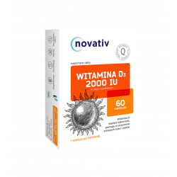 Novativ Witamina D3 2000 IU 60 kapsułek