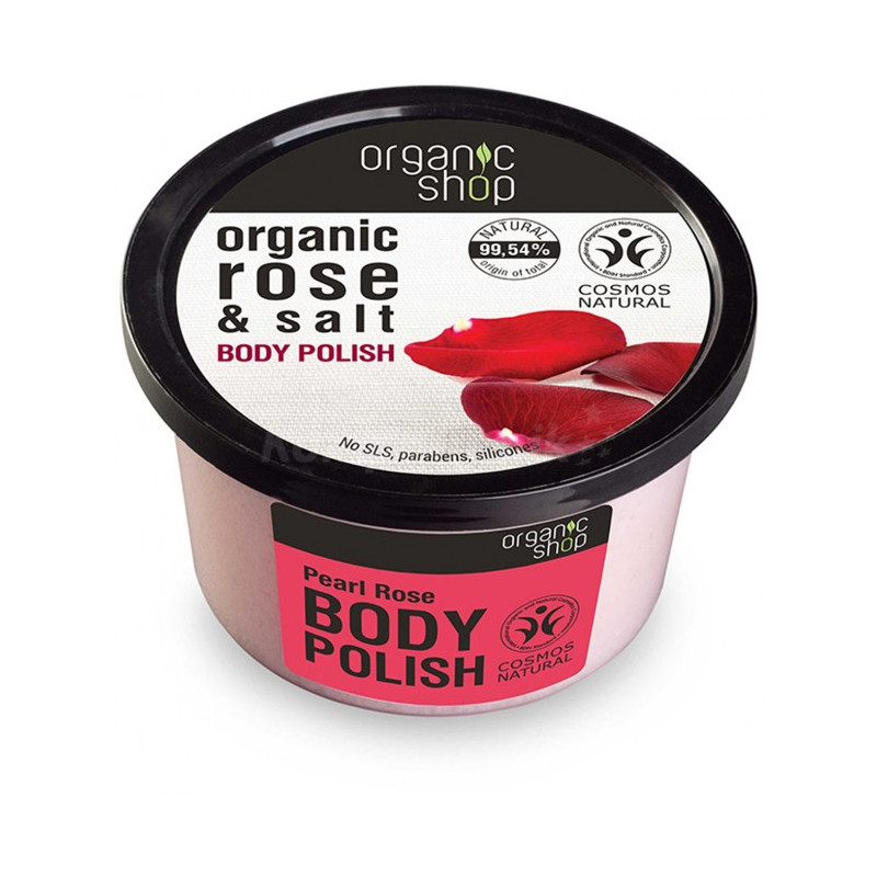 Organic Shop pasta do ciała Perłowa Róża 250 ml