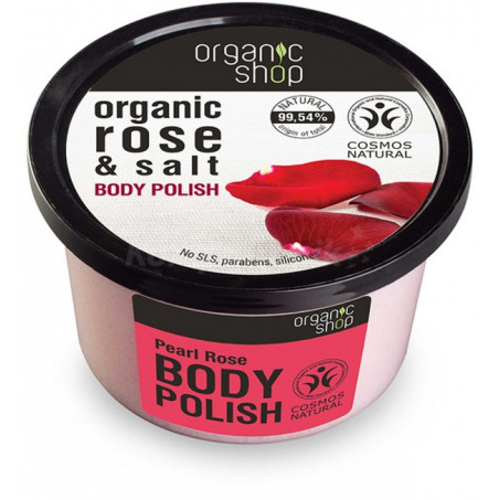 Organic Shop pasta do ciała Perłowa Róża 250 ml