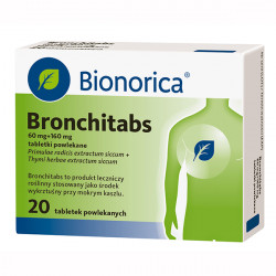 Bronchitabs 60mg + 160mg 20 tabletek