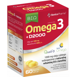 Bio Omega3 + D2000 60 kapsułek Xenico