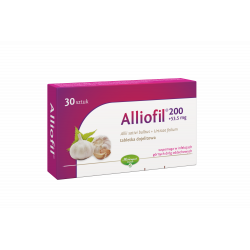 Alliofil 200mg + 53,5mg 30 tabletek