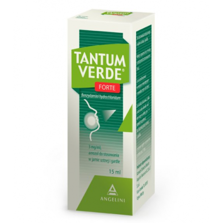Tantum Verde Forte aer.do st.w j.ustnej 3mg/1 ml  15 ml