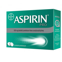 Aspirin Pro 500mg 8 tabletek