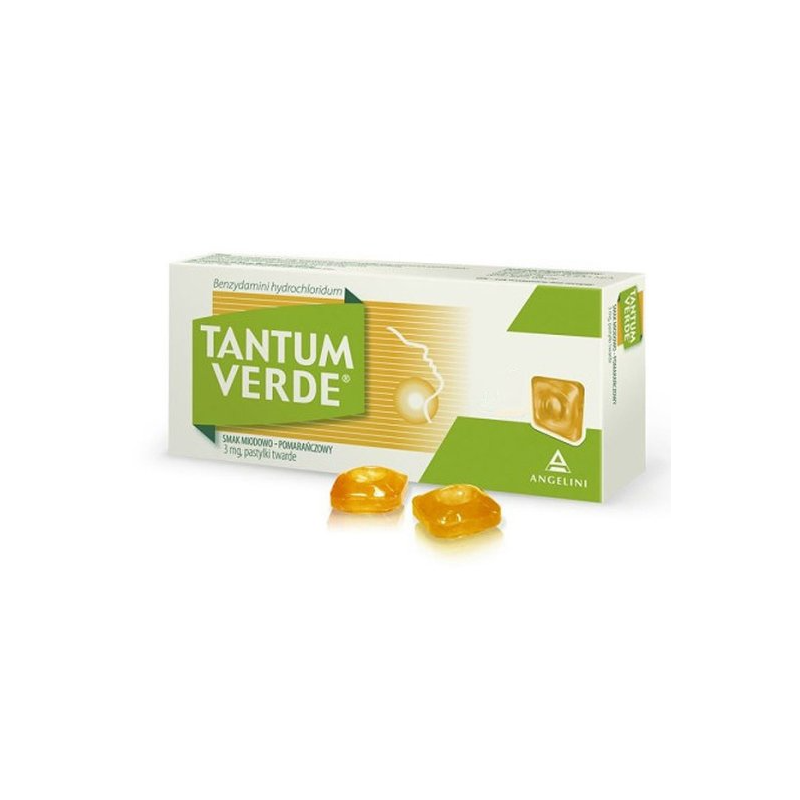 Tantum Verde smak miodowo-pomarańczowy x 30pastylek do ssania