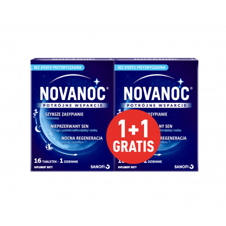 Novanoc 32 tabletki zestaw 16 + 16 tabletek