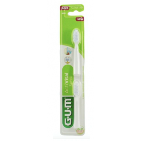 Wymienne końcówki do Szczoteczki Sonicznej GUM ActiVital Sonic  4110