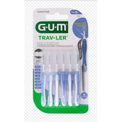 Gum Szczoteczka międzyzębowa GUM Trav-Ler 0,6mm 1312 6 sztuk