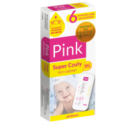Test ciążowy Pink Super Czuły płytkowy 1 sztuka