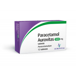 Paracetamol Aurovitas 500mg 10 tabletek