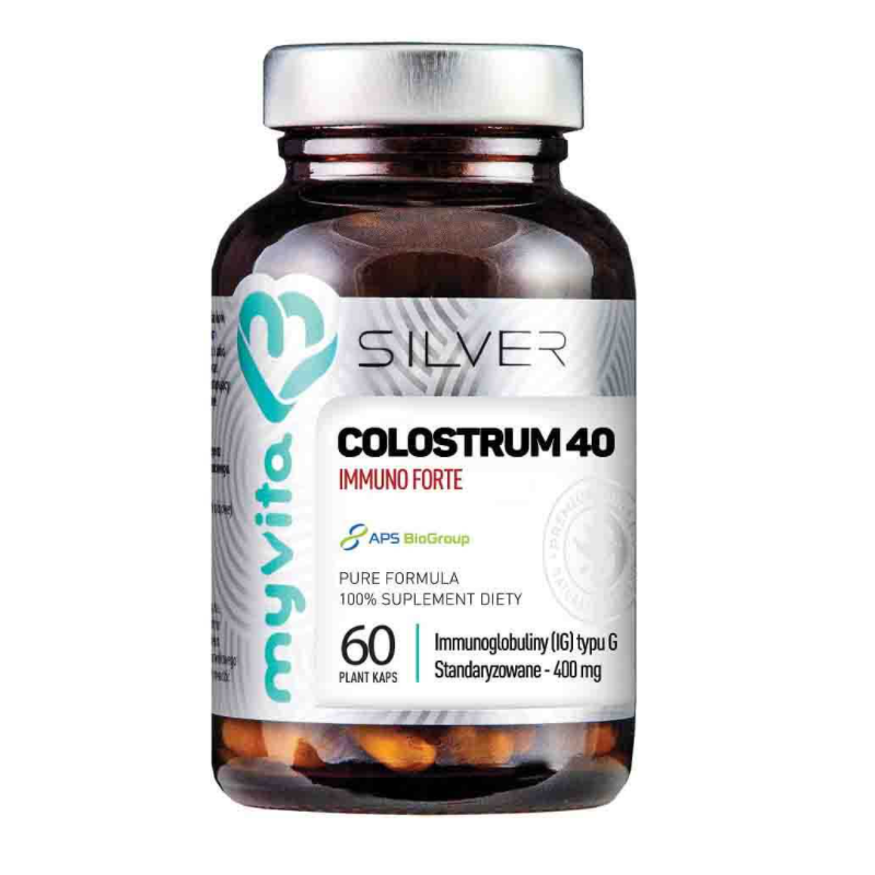 MyVita Silver Colostrum 40 Immuno Forte 60 kapsułek