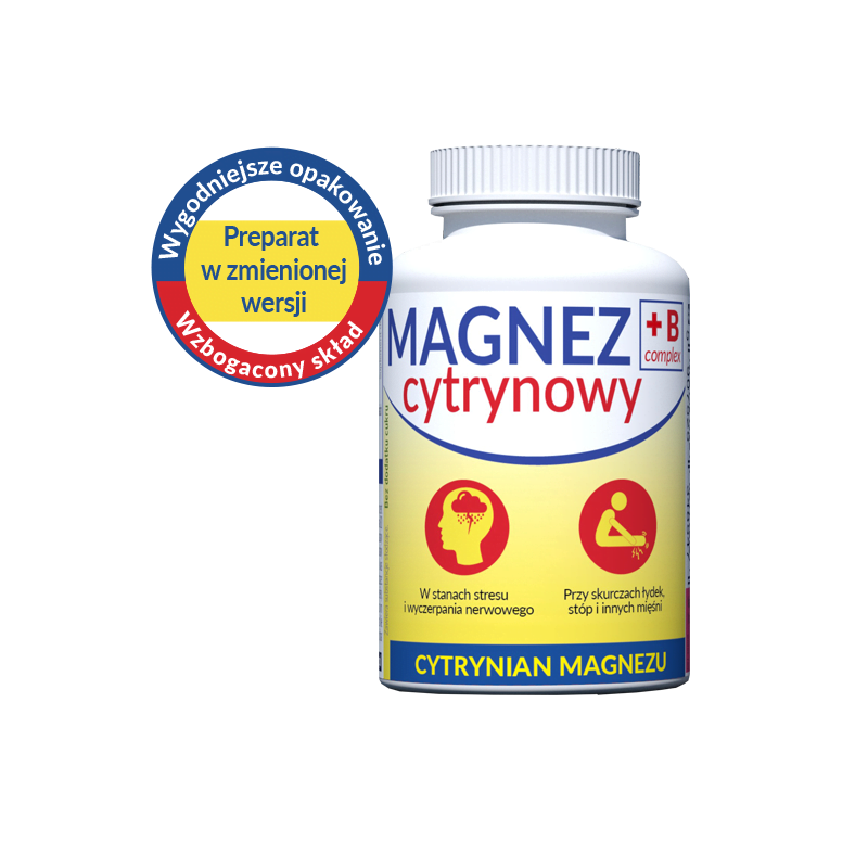 Uniphar Magnez B Complex Cytrynowy 100 tabletek