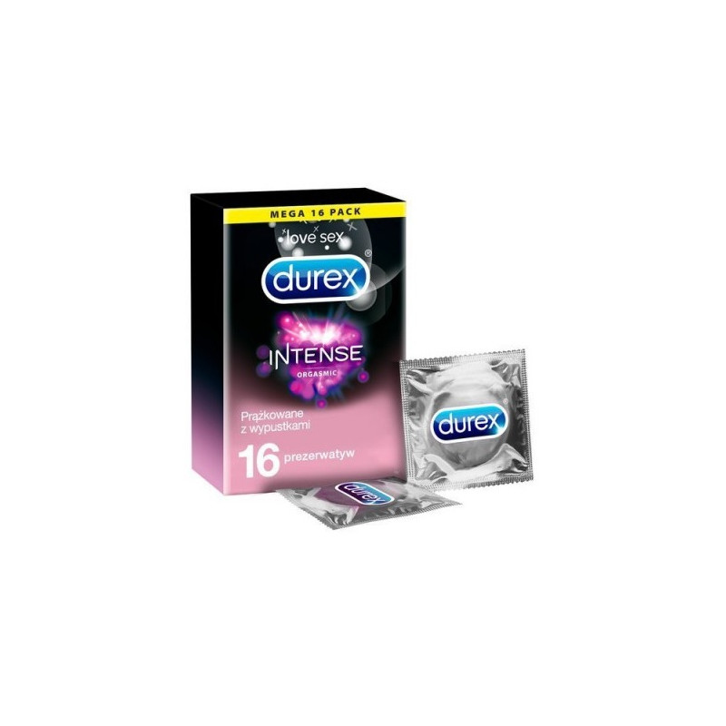 Durex Prezerwatywy Intense Orgasmic 16 sztuk