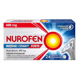 Nurofen Mięśnie i Stawy Forte 400 mg x 24 tabl. powl.