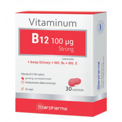 Vitaminum B12 100mcg Strong 30 tabletek