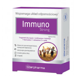 Immuno Strong 30 kapsułek Na odporność, Data ważności: 31.08.2022 r.