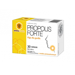 Propolis Forte Smak pomarańczowy 30 tabletek