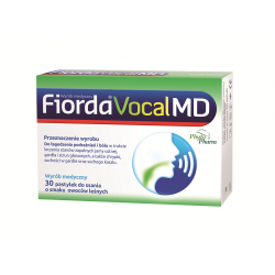Fiorda Vocal MD Smak owoców leśnych 30 pastylek Phytopharm