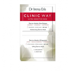 Dr Irena Eris Clinic Way Dermo-maska nawilżająca + dermo-maska liftingująca 2x6ml